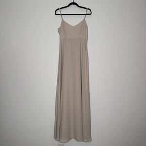 Show Me Your Mumu Faith Maxi Dress Blush Adjustable Straps Polyester Size S